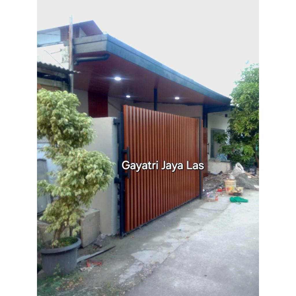 Pagar WPC DUMA pesanan Ibu Dhita Lokasi Pancoranmas