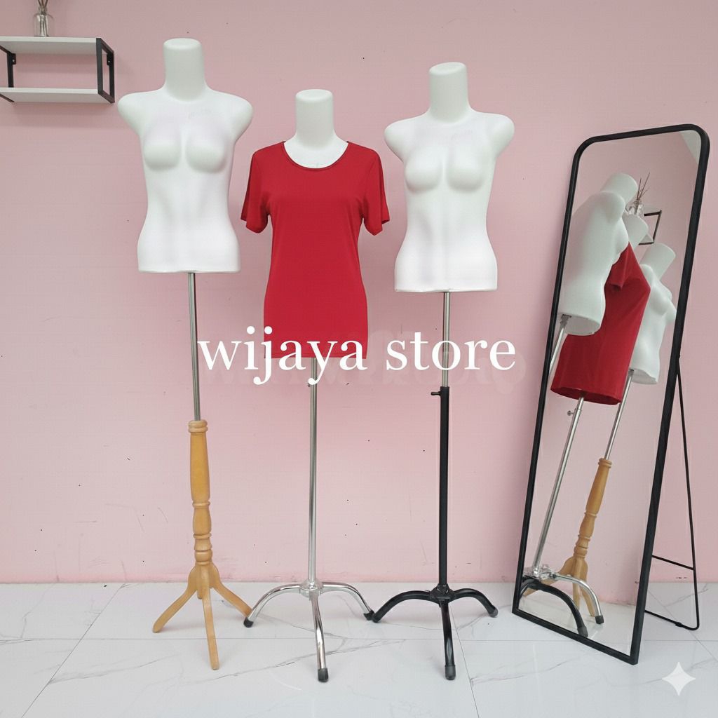 PATUNG MANEKIN WANITA SET - MANEKIN CEWEK SET - PATUNG BAJU CEWEK LBT