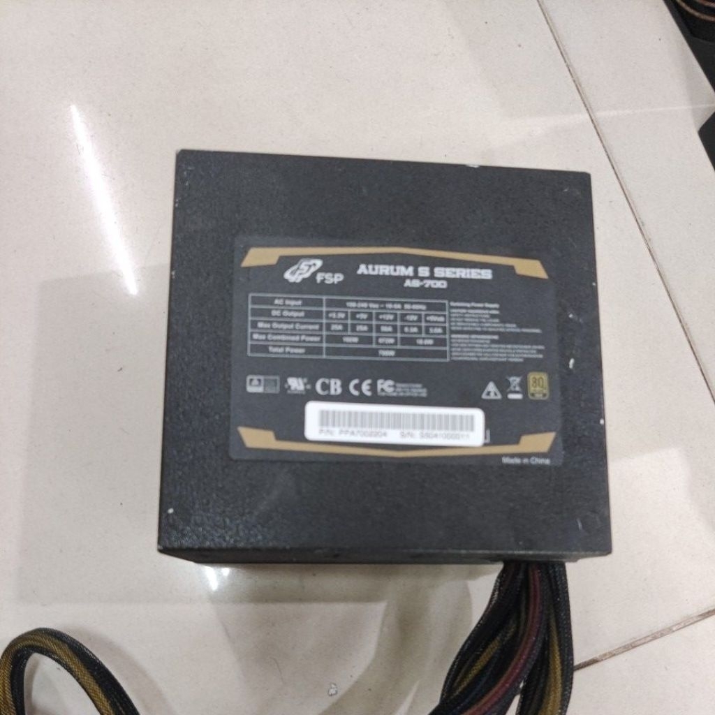 power supply fsp 700watt 80plus gold