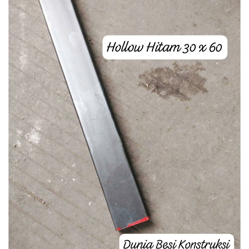 Besi Hollow Hitam 30 x 60 / Besi Hollo Hitam 3 x 6