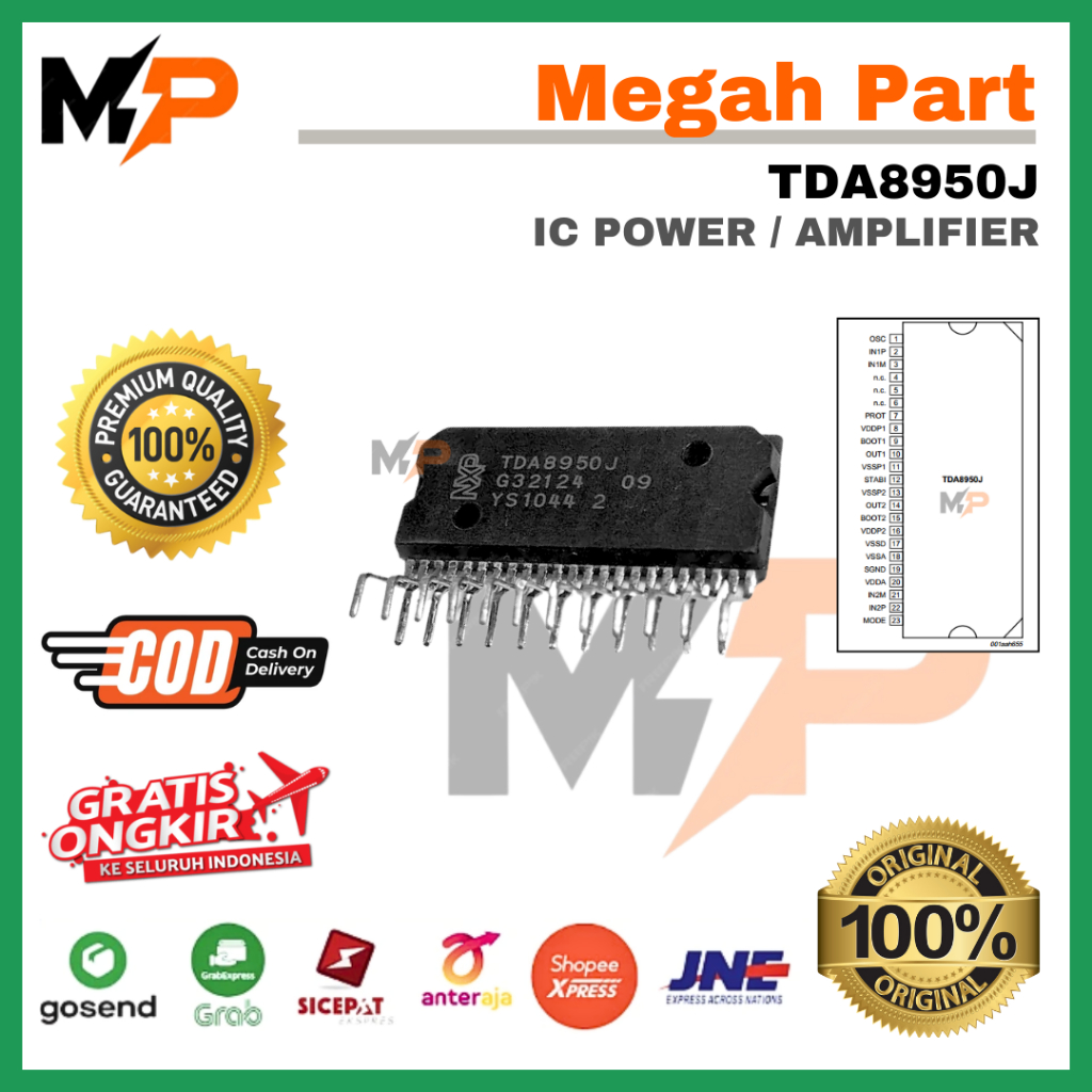 IC TDA8950J TDA8950 Original Power Amplifier IC - TDA 8950J TDA 8950 POWER AMPLIFIER