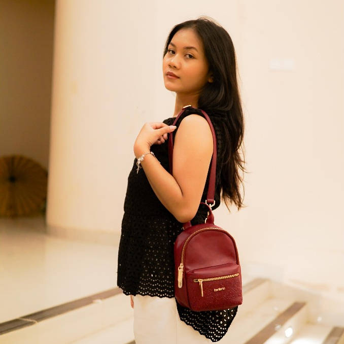 ADES BAG I ADES SHINY GOLD I BACKPACK SLINGBAG BERLIANO  KULIT SAPI ASLI