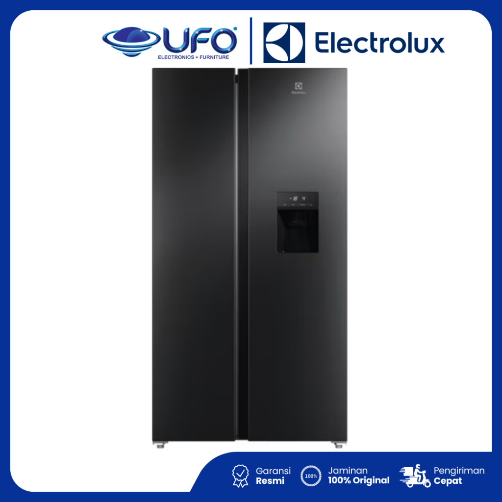 Electrolux Kulkas side by side ESE5740BB 2 Pintu 571L