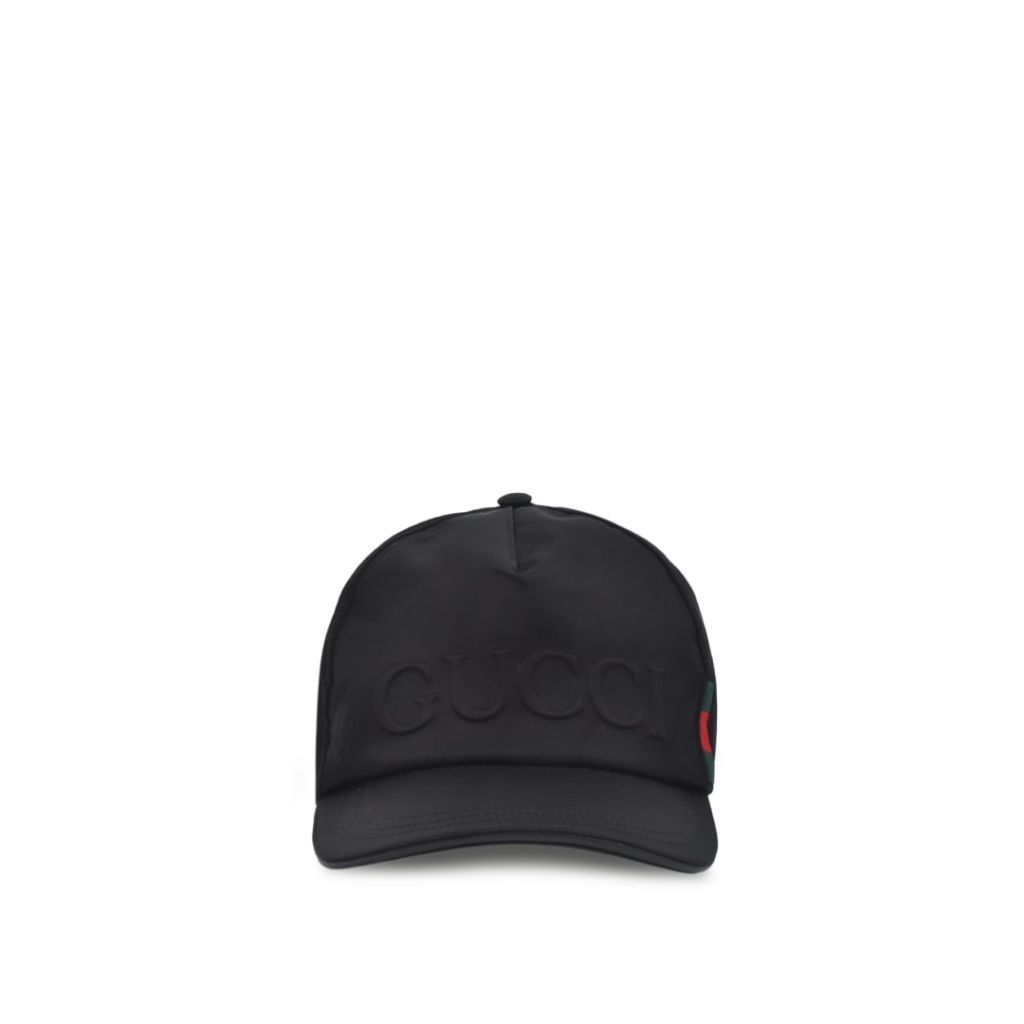 GUCCI Logo baseball cap nylon
Black