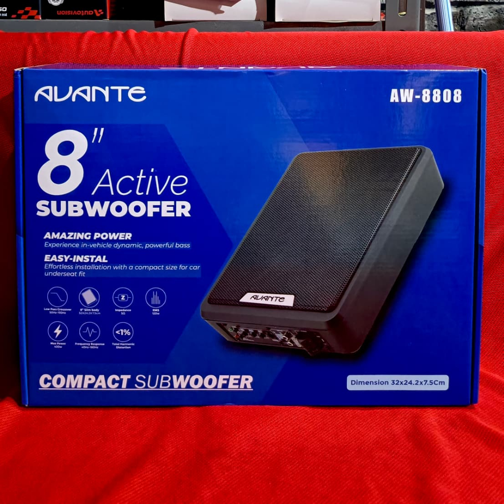 Avante AW-8808 – Active Subwoofer 8 Inch - Bass Kolong Aktif