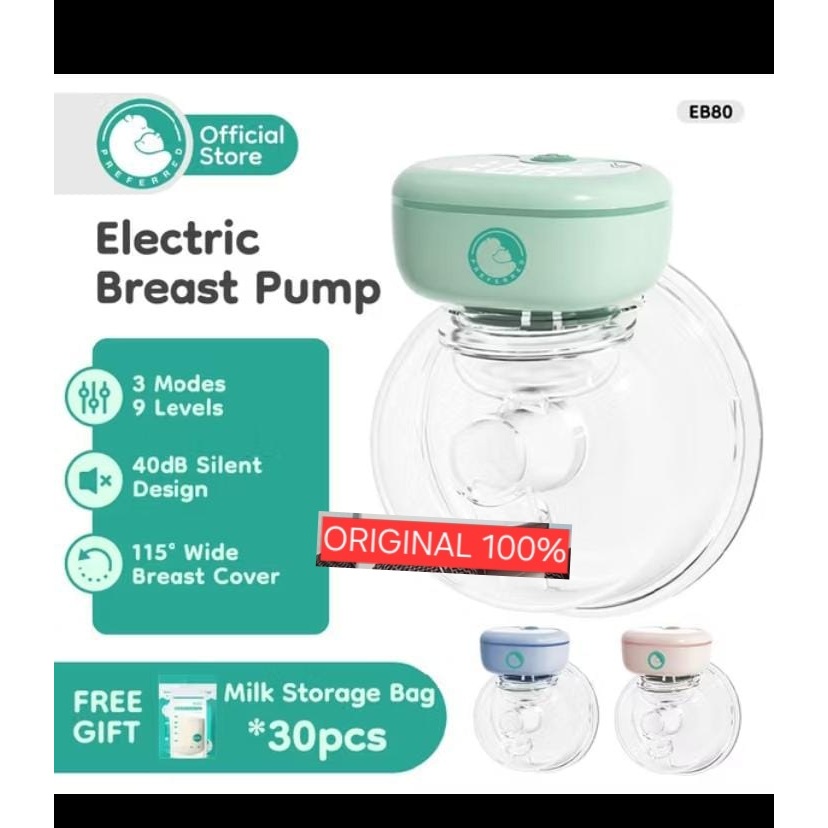 H57 MESIN POMPA SUSU PUMP BEBAS BPA FREE FOOD GRADE WEARABLE Kantong Asi ORI 100% host machine milk 