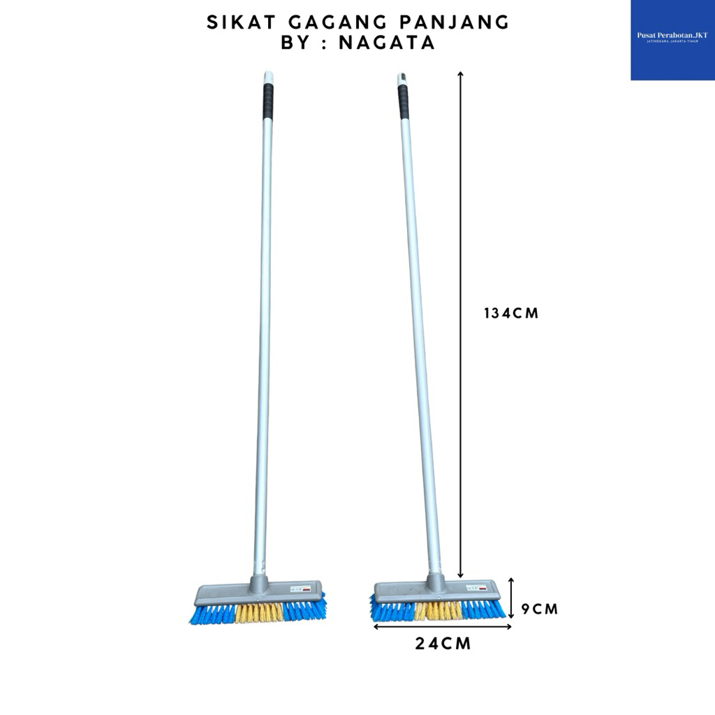 NAGATA - SALE SIKAT LANTAI GAGANG PANJANG NAGATA 833 SIKAT KAMAR MANDI SIKAT PLASTIK SIKAT MURAH