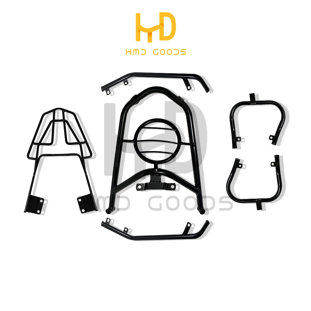 HMD - TUBULAR CRASH BAR GUARD SET FRAME SLIDER PELINDUNG BODY X RIDE OLD , YAMAHA X RIDE LAMA