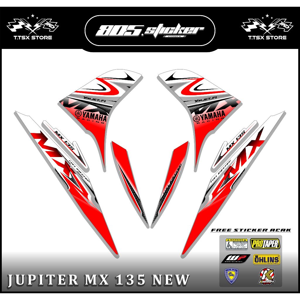 STRIPING JUPITER MX NEW 135/STIKER MX/STRIPING VARIASI MX 135 NEW
