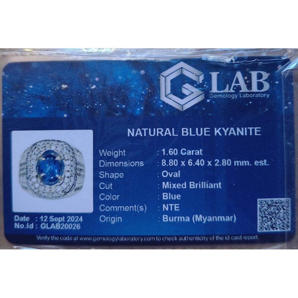 Natural Blue Kyanite