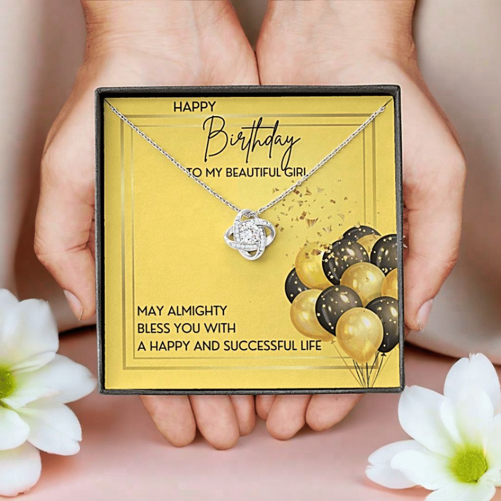 Kado ULTAH Unik Cewek [T16] Kalung Liontin dan BOX Ucapan