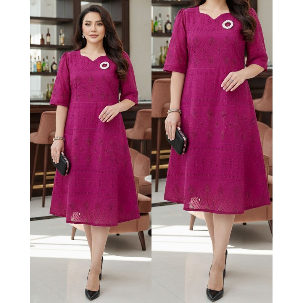 Dres Katun Bolong Import Jumbo