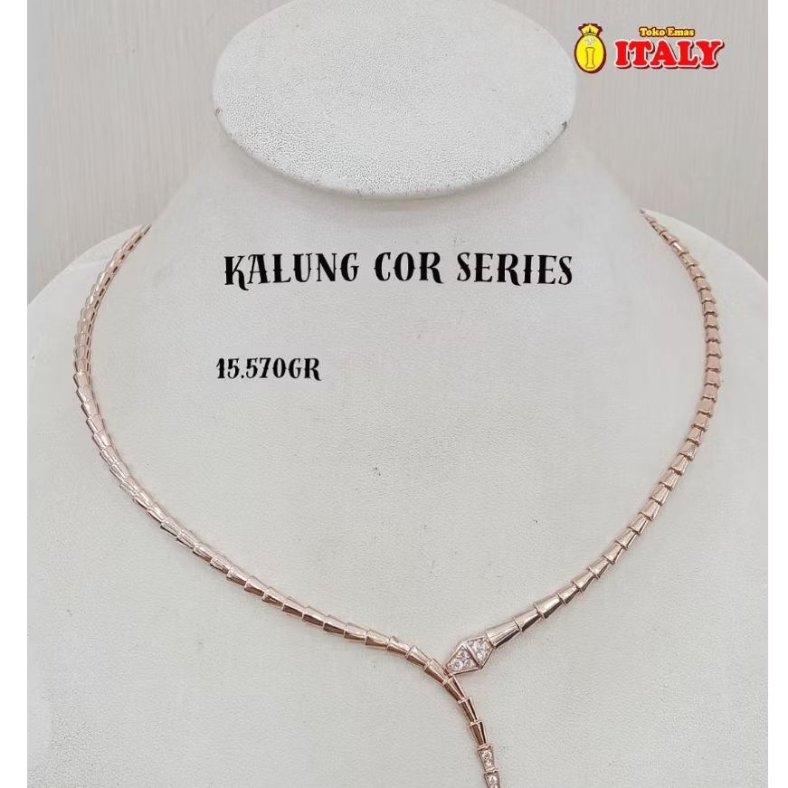kalung emas tua variasi sisik rg
