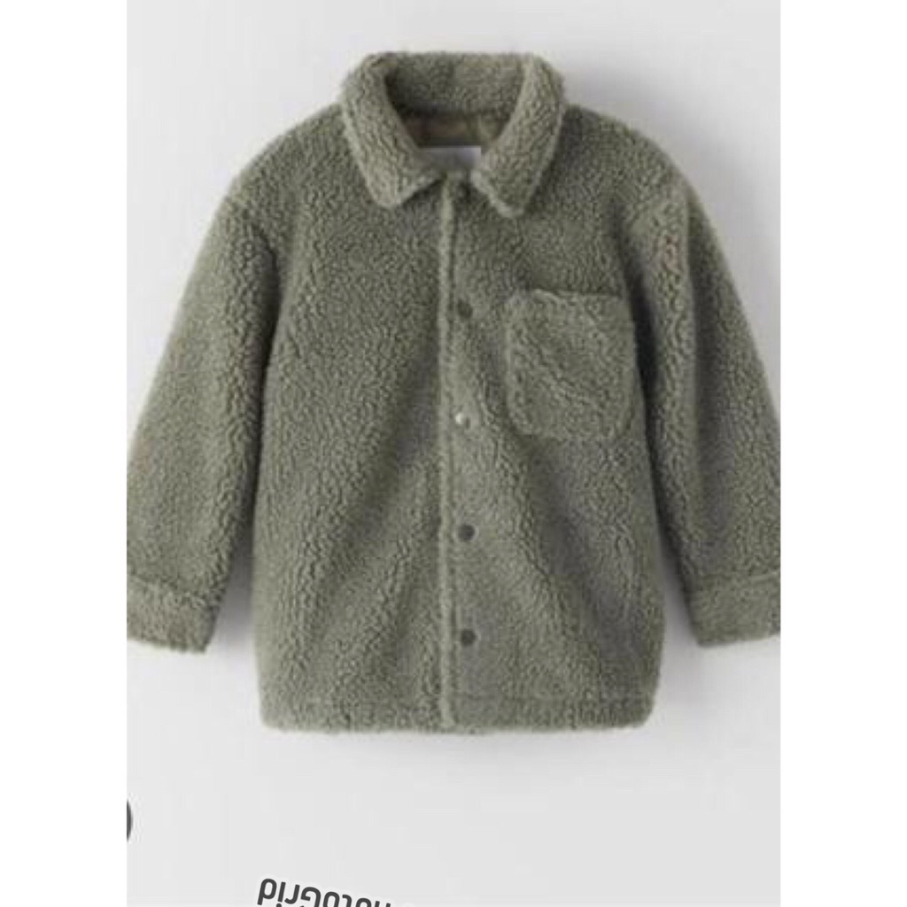 jaket bulu Zara sz 8