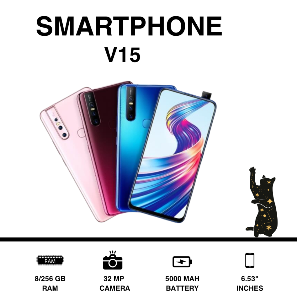 VIVO V15 4G RAM 8/256GB FULLSET GARANSI 1 TAHUN BISA COD GRATIS ONGKIR