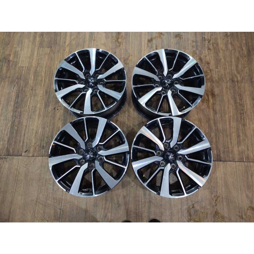 Ready stok velg bekas pajero sport ring 18 warna black polis