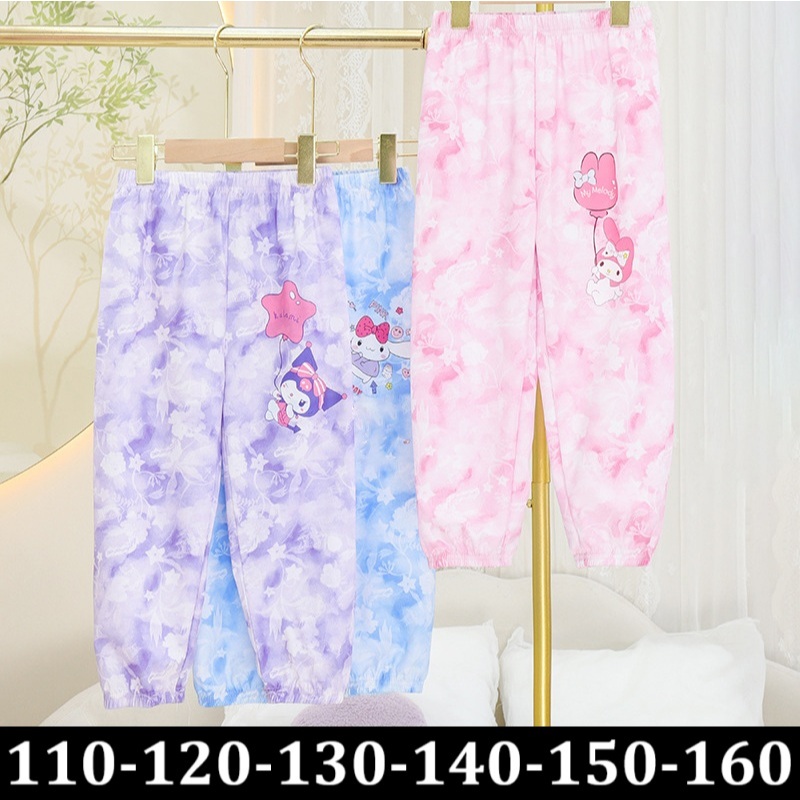 Celana panjang Anti UV sanrio original import my melody kuromi cinnamoroll celpan anak perempuan lon