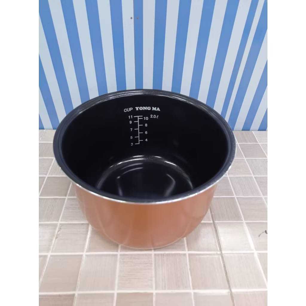 Inner Pot Yongma Non Wing Eco Ceramic 2L / Panci Yongma Gold Iron