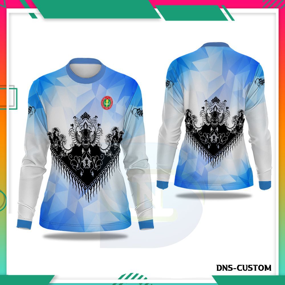 Kaos Seragam PGRI Wanita Lengan Panjang - Seragam Guru