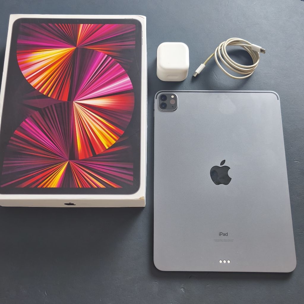 IPAD PRO 11" GEN 3 2021 M1 128GB WIFI SPACE GRAY EX GARANSI INTER