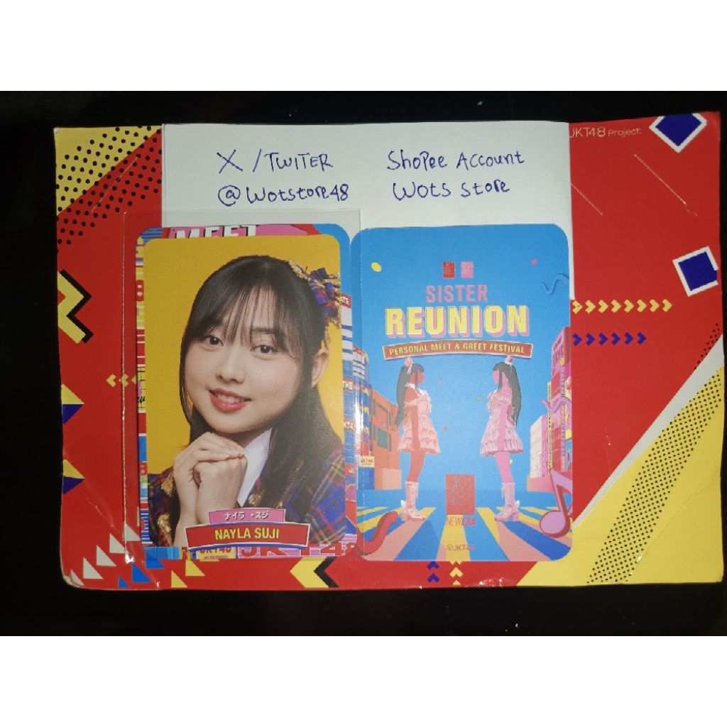 Nayla Suji JKT48 PHOTOCARD AKB48 SISTER REUNION ORI