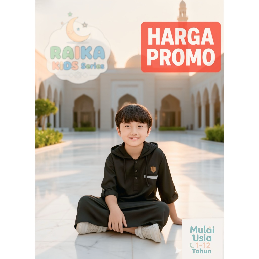 Jubah gamis anak laki laki | Baju gamis anak laki laki 1-12 tahun