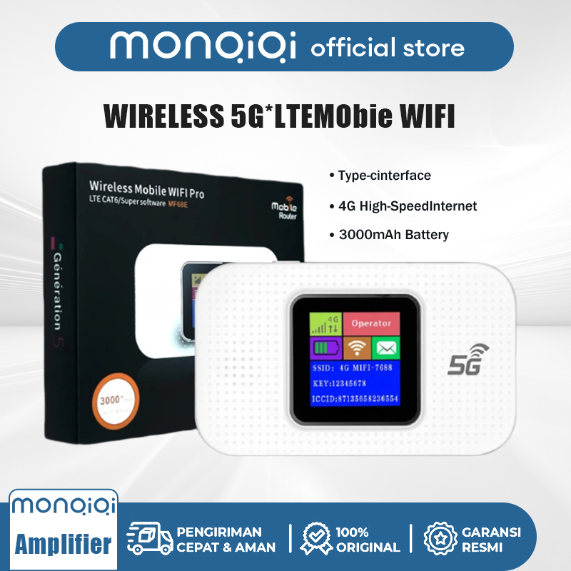 MINI MODEM WIFI 4G UNLOCKOPERATOR Perdana / 150Mbps 4G/5G Portable Mobile WiFi USBMobile WiFi Modem 