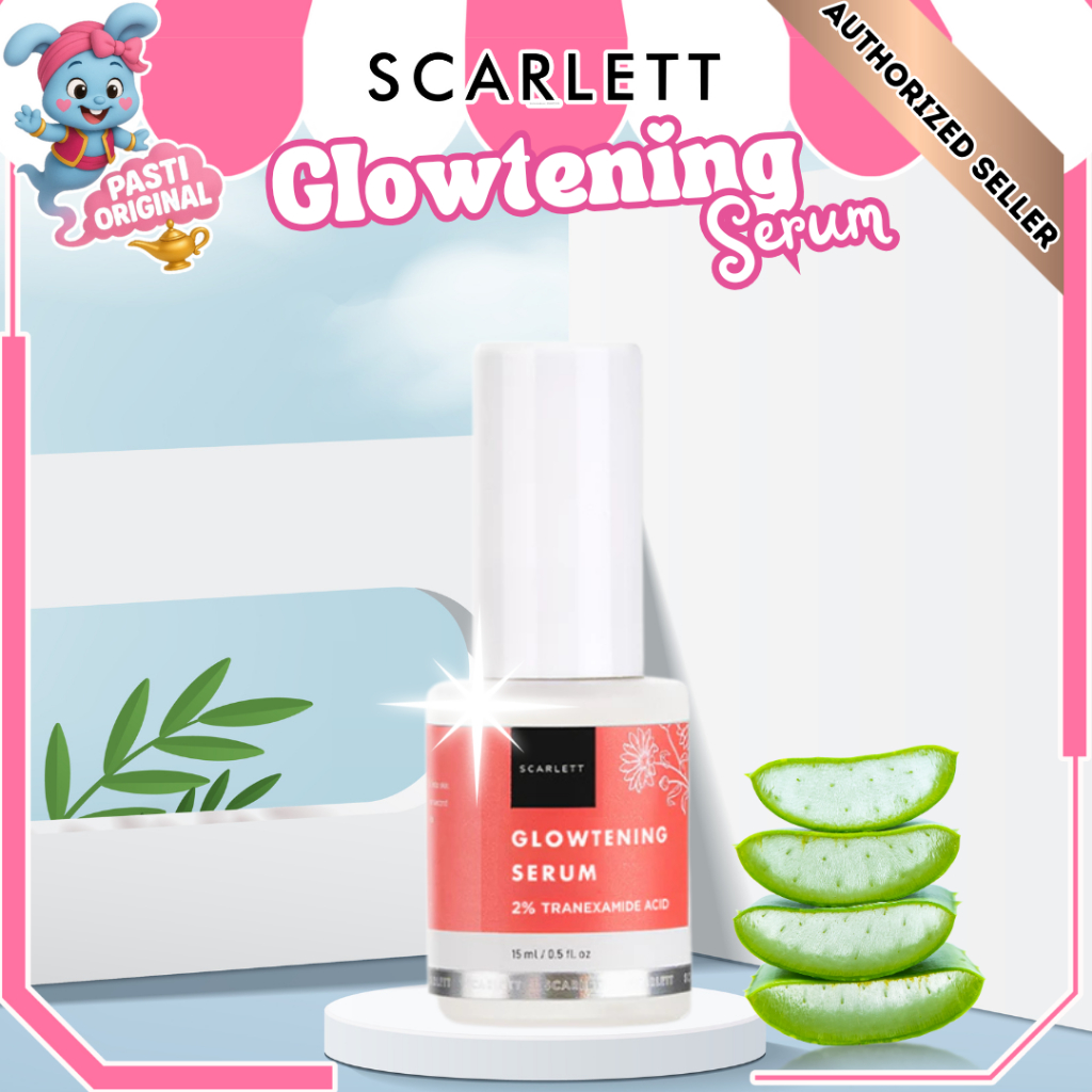 Scarlett Whitening Glowtening Serum | Serum glowtening scarlett original