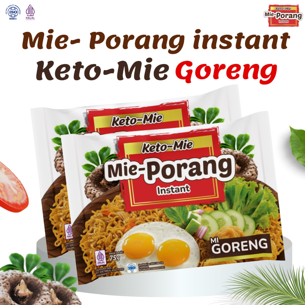 Mie Porang shirataki KETO MIE Goreng