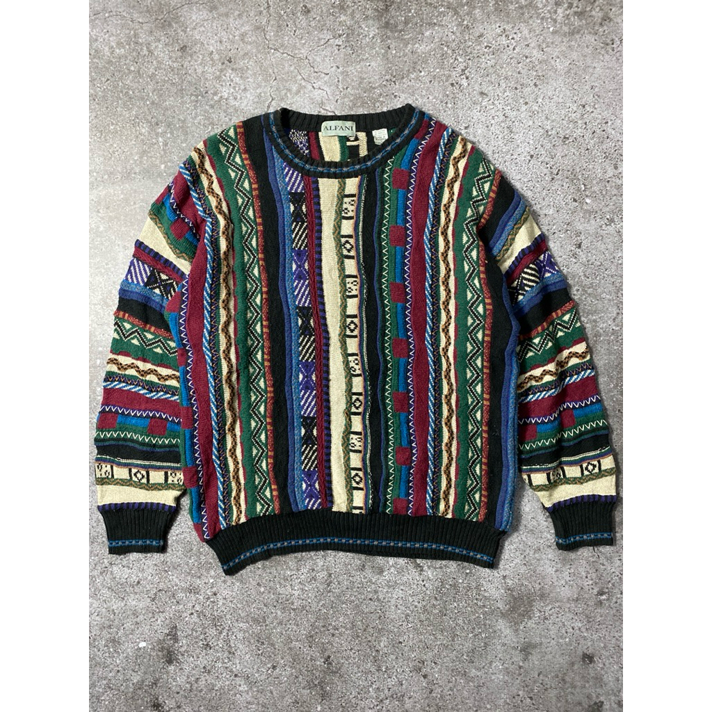 Vintage 90s alfany knitwear coogi style