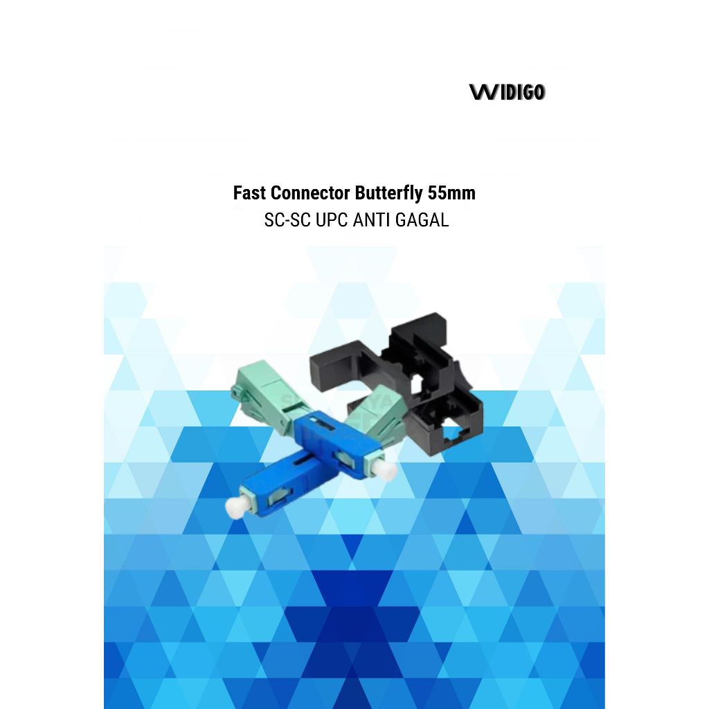 Fast Connector Buaya/Butterfly 55mm SC UPC ANTI GAGAL | Fastcon Joss
