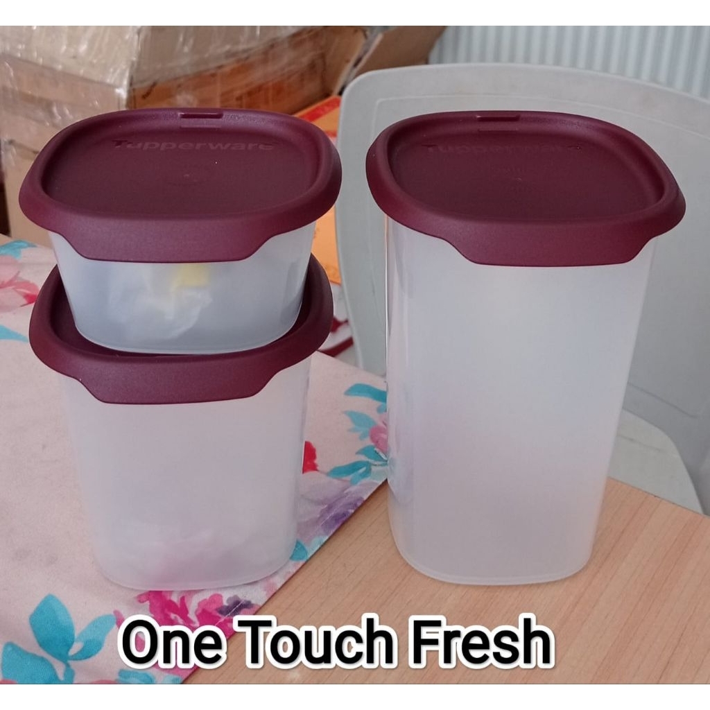 ONE TOUCH FRESH CANISTER TUPPERWARE