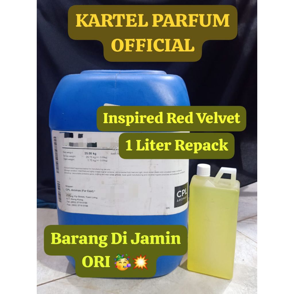 BIBIT PARFUM ORI | RED VELVEET | 1 LITER Re Pack | CPL
