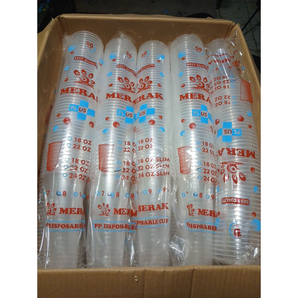 CUP  22 OZ DATAR OVAL SLIim merak 7gram