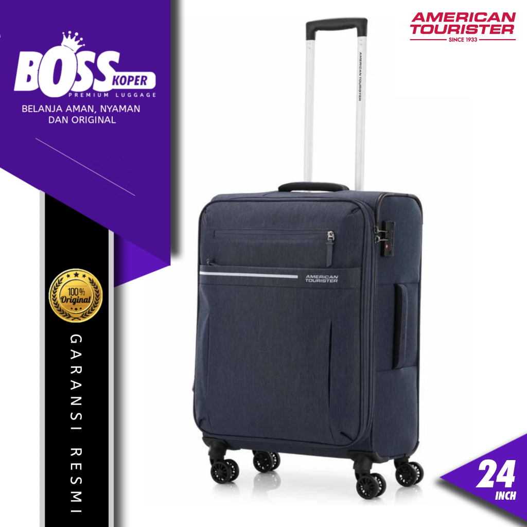 AMERICAN TOURISTER Koper 24 inch medium softcase expand tsa lock original