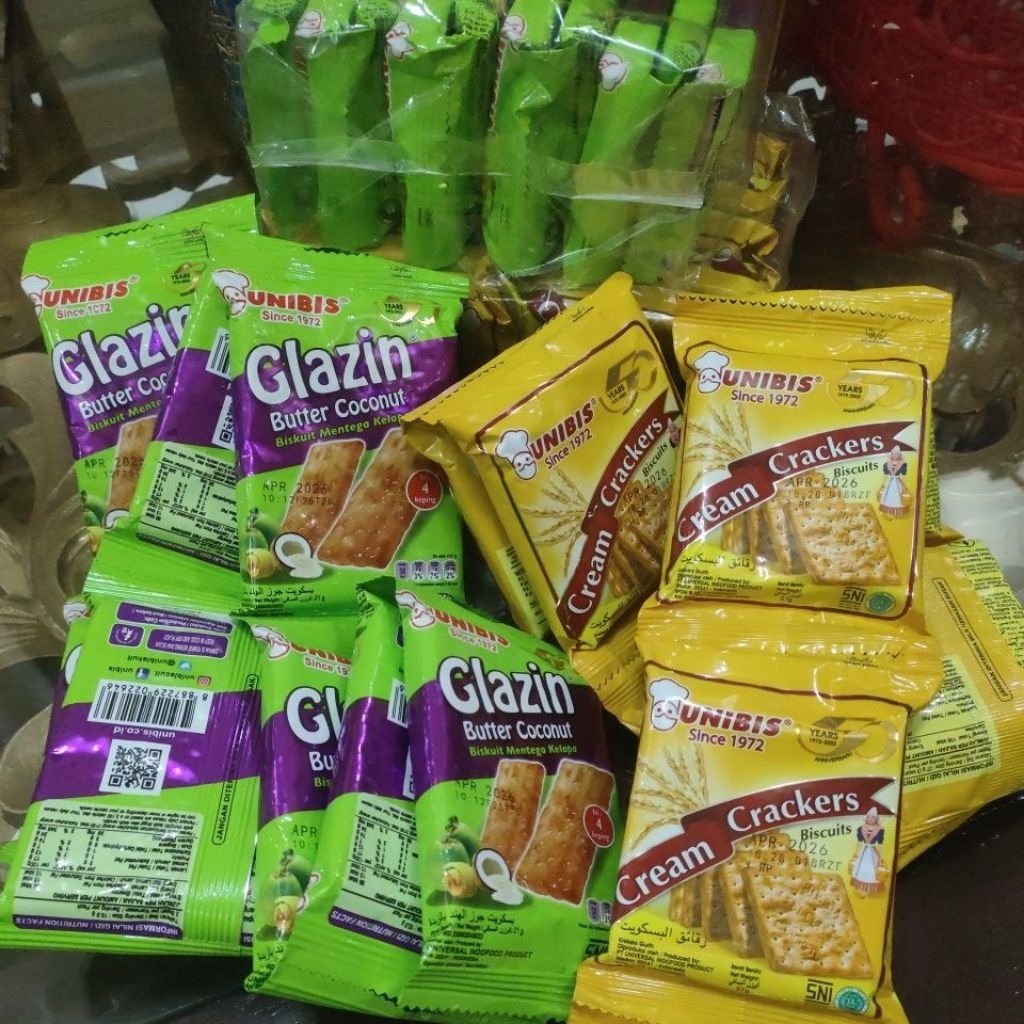 UNIBIS GLAZIN BUTTER COCONUT BISKUIT ISI 10PCS