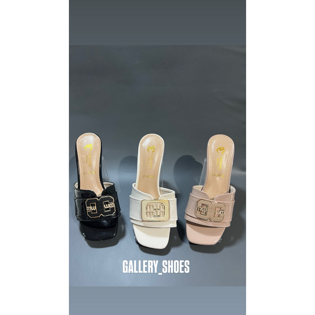 sandal heels hak kaca wanita celebrity shoes