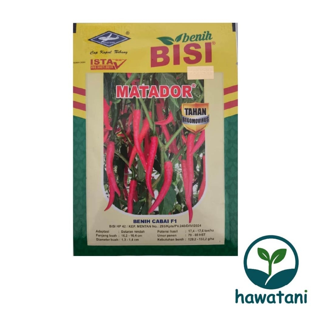 Cabe Merah Besar Matador F1 Tahan Virus