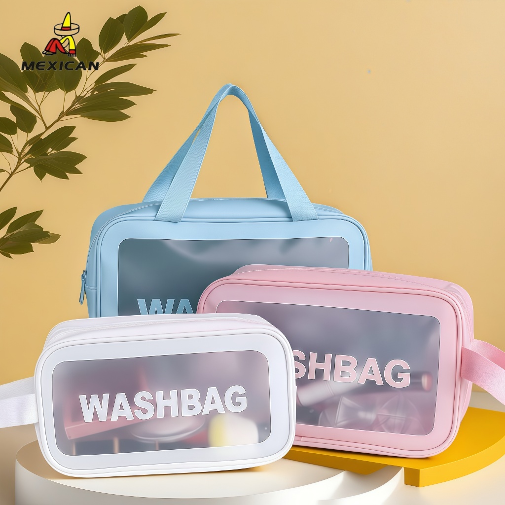 Mexican.Koper Tas mandi travel bag organizer alat mandi bag pouch make up tas