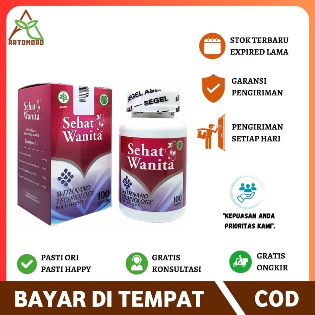 Jamu Sehat Wanita Original 100 Kapsul Obat Sehat Wanita Suplemen Kesehatan Kewanitaan