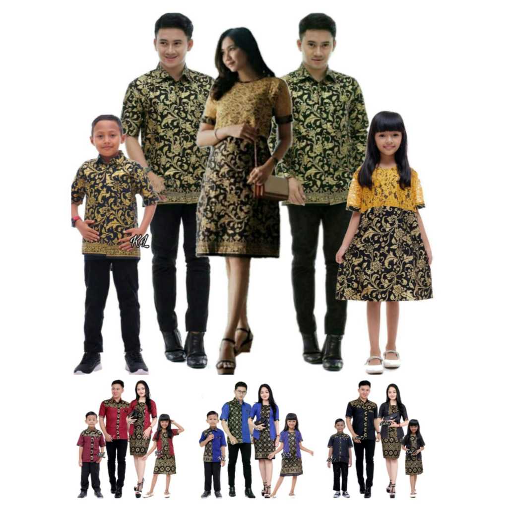 BAKUNG FAMILY SET [ BAJU ANAK DIJUAL TERPISAH ] COUPLE KELUARGA KEBAYA / COUPLE KEBAYA NATAL BATIK M