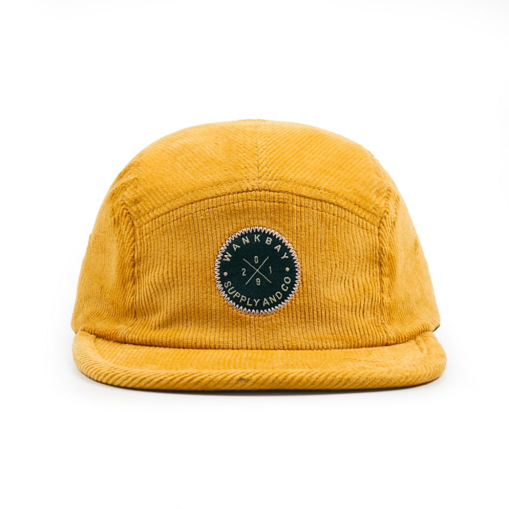 topi 5 panel visor pendek- Topi 5 panel distro short cap corduroy