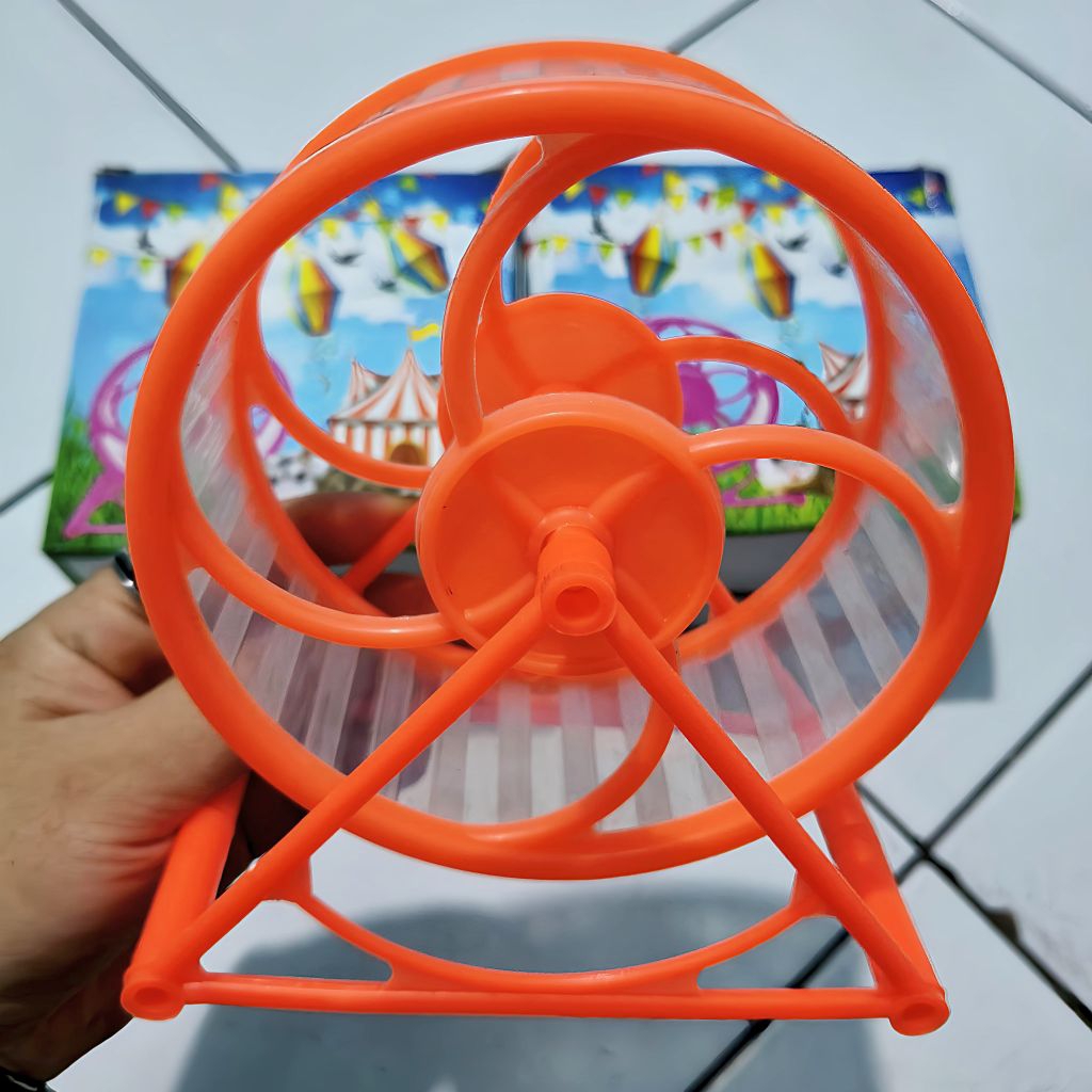 Kincir Hamster Rolling Wheel X8 Kincir Mainan Hamster Jogging Wheel Hamster
