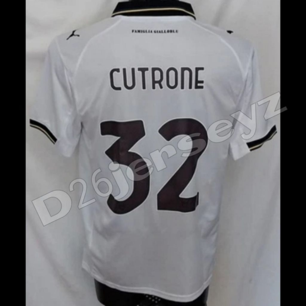 Jersey ParmaA Home Full Sponsor 2025 / 2026 + Cetak Nama Nameset BERNABE 10 / CUTRONE 32 / Custom su