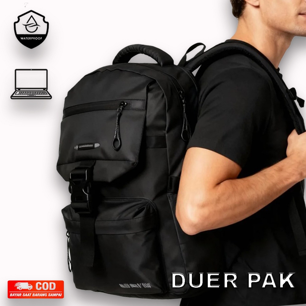 tas ransel anti air ransel laptop 17 inch tas polo duerpak original  tas ransel pria besar dan kuat