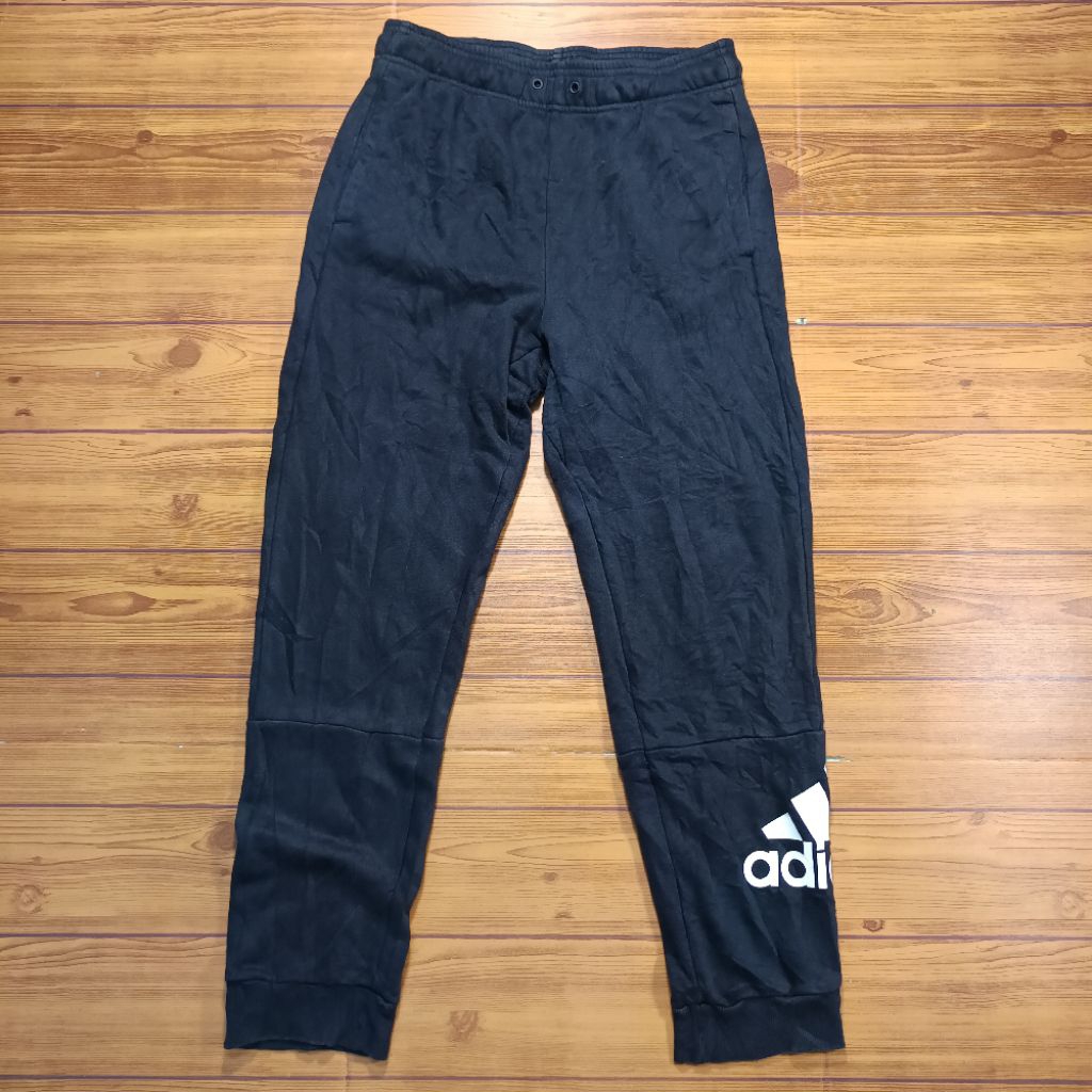 Celana Joger Adidas Big Logo Second Original Hitam size L