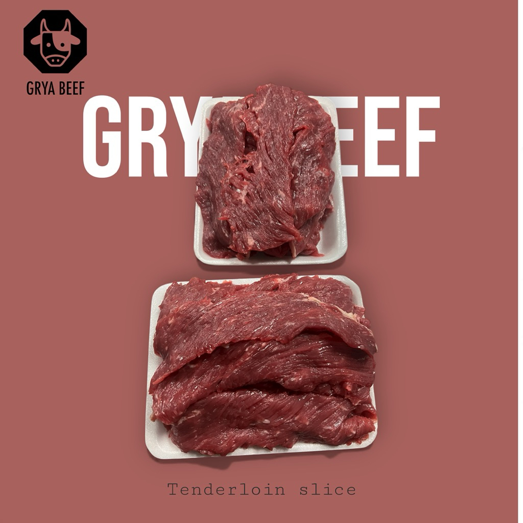 Daging sapi slice lokal, tenderloin lokal