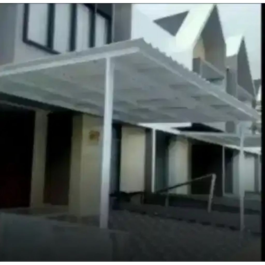 kanopi Besi holo Galpanis atap Alderon RS model minimalis