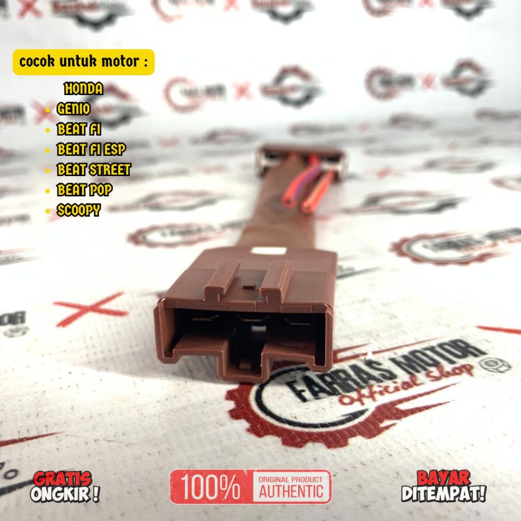 KABEL SOKET SOCKET ECU ECM ACG STARTER PIN 7 MOTOR HONDA GENIO BEAT FI BEAT FI ESP BEAT STREET BEAT 