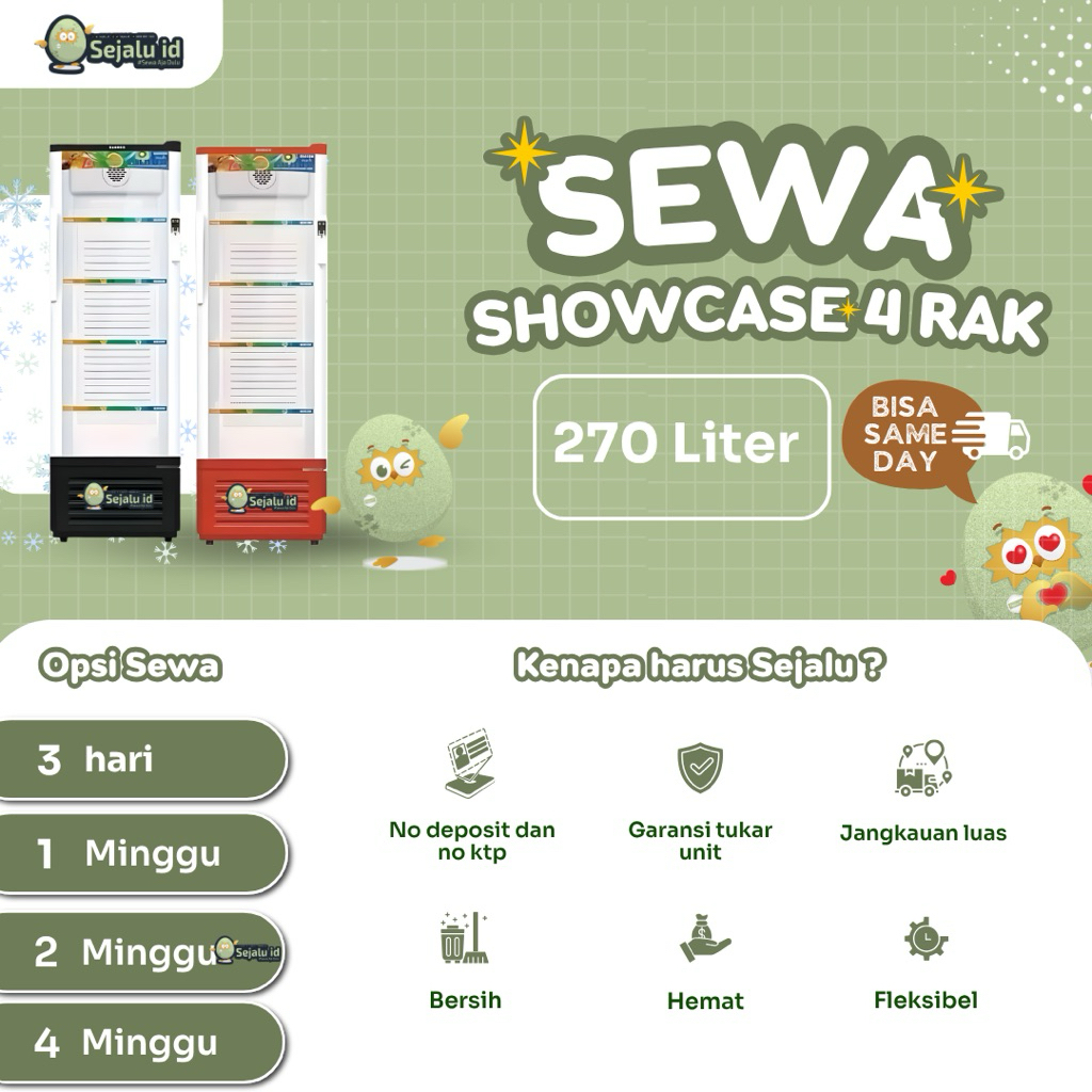 SEWA SHOWCASE 4 Rak SANKEN SRS 278